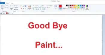 ถึงคราวโบกมือลาโปรแกรม Paint อย่างเป็นทางการ