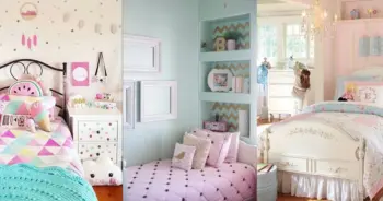 10 รูปภาพรวมไอเดียแต่งห้องนอนสีพาสเทล
