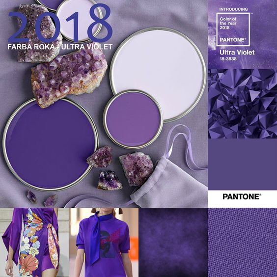 Pantone ประกาศให้สีม่วงเป็นสีแห่งปี 2018