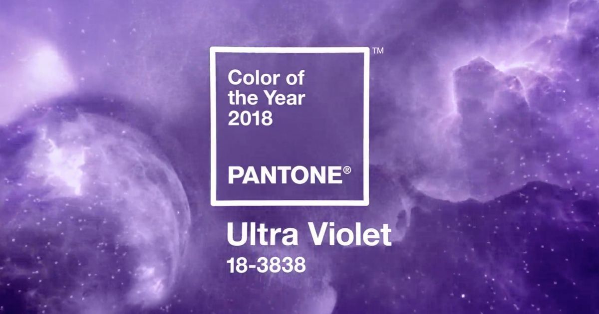 Pantone ประกาศให้สีม่วงเป็นสีแห่งปี 2018