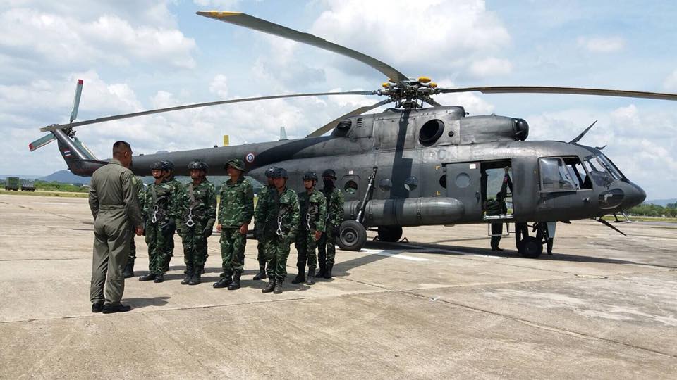 “บิ๊กเจี๊ยบ”ส่งทหารรบพิเศษ และ ฮ.Mi-17 ไปช่วยค้นหา เสริมทัพช่วย13ชีวิต