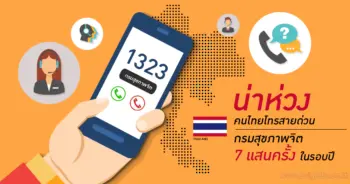 1323 สายด่วนกรมสุขภาพจิต