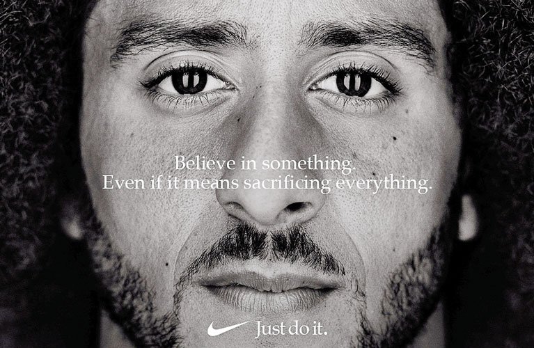 nike slogan kaepernick