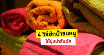 วิธีซักผ้าขนหนู