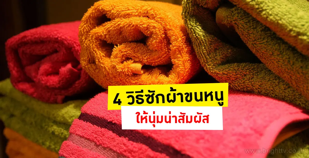 วิธีซักผ้าขนหนู