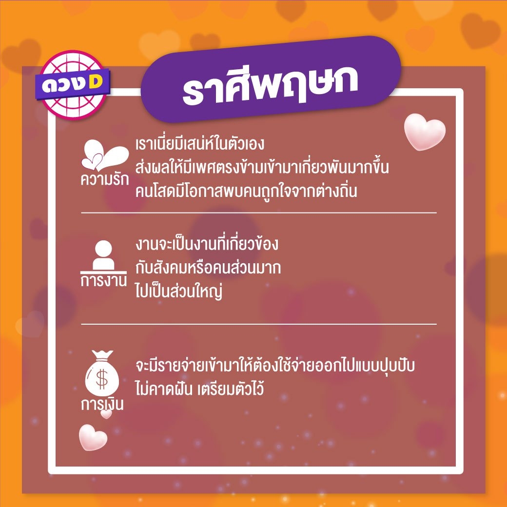 ดวงรายสัปดาห์ 25 กุมภาพันธ์ – 3 มีนาคม 2562