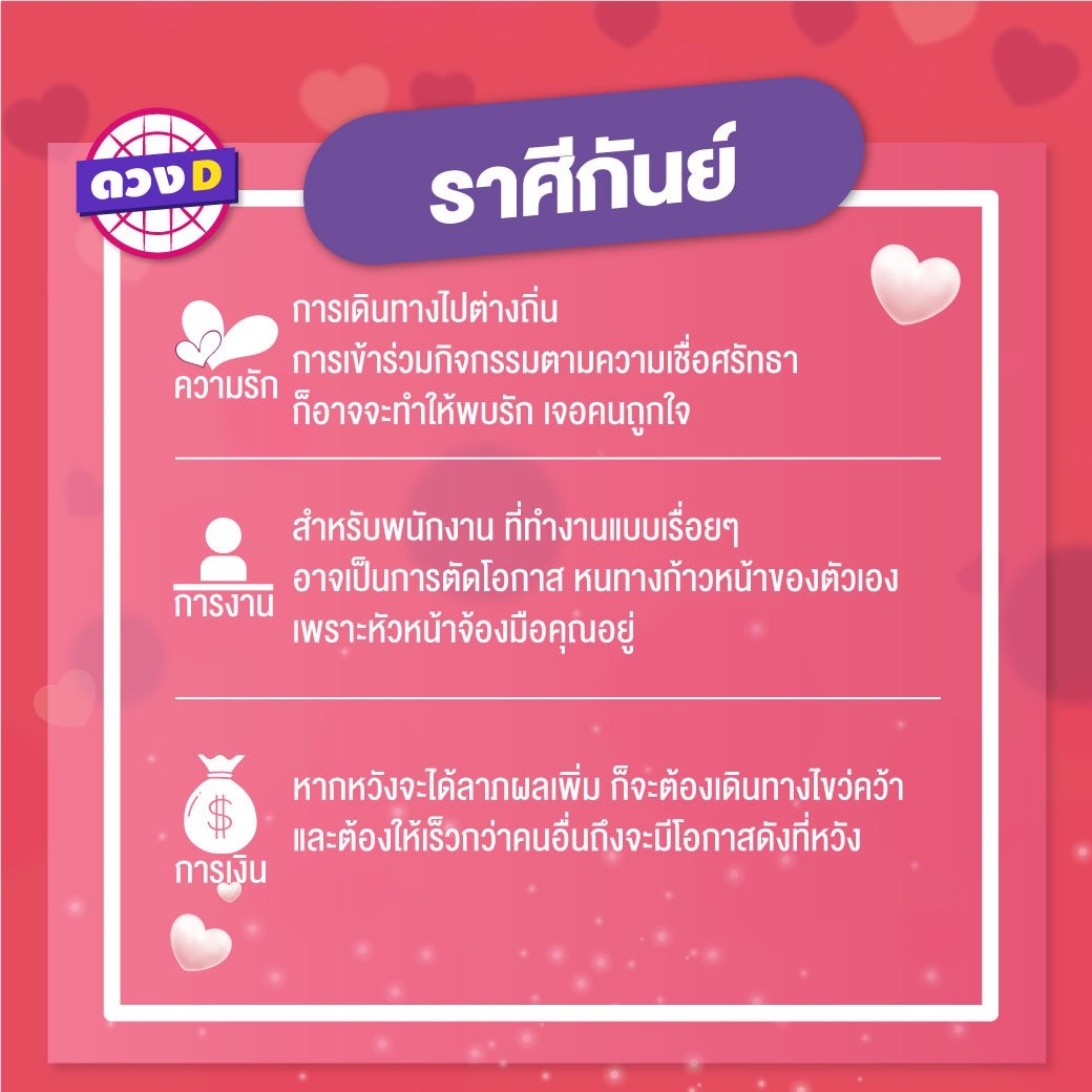 เช็กดวงรายสัปดาห์ 11 ก.พ. – 17 ก.พ. 62