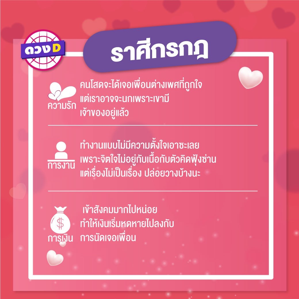 เช็กดวงรายสัปดาห์ 11 ก.พ. – 17 ก.พ. 62