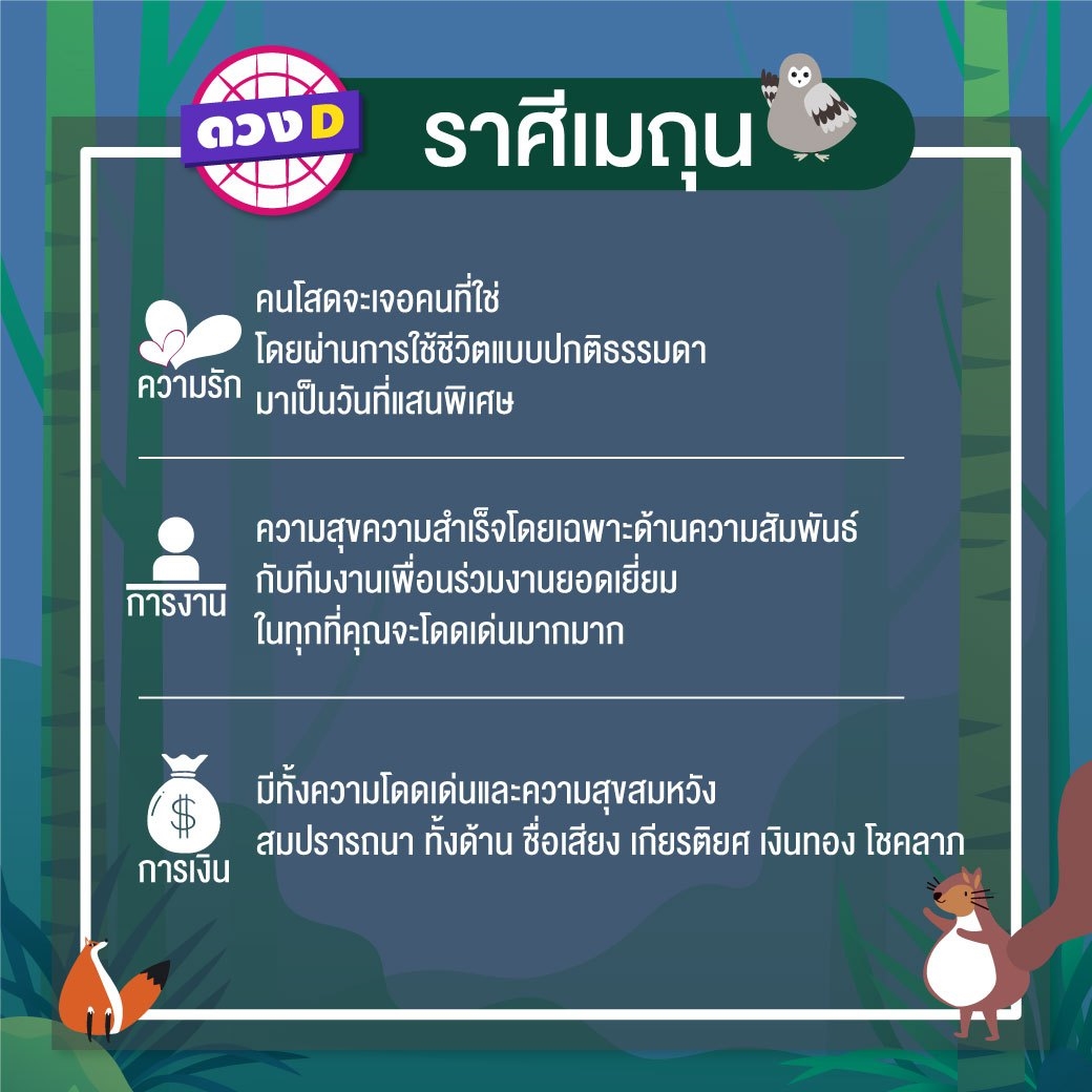 ดวงรายสัปดาห์ 25 – 31 มีนาคม 2562