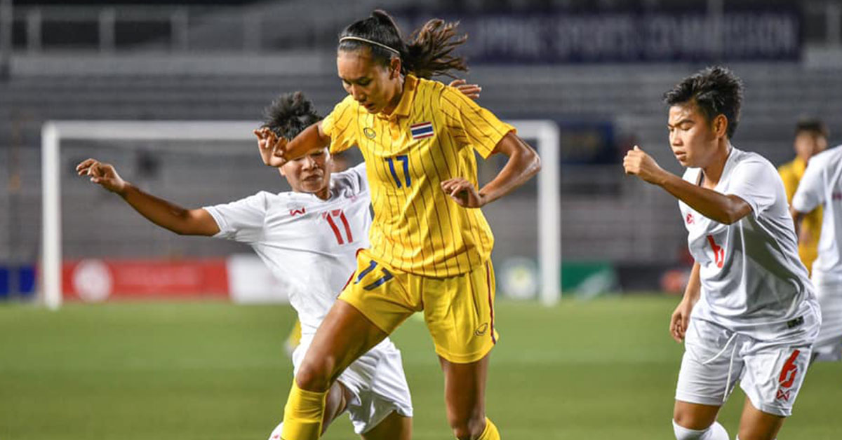 บอลไทยซีเกมส์ 2019 ฟุตบอลหญิงทีมชาติไทย 1-0 เมียนมา ลิ่ว ...
