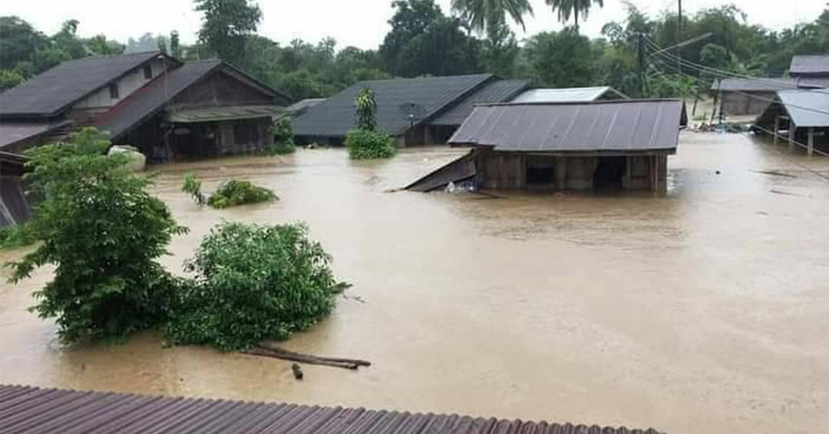 พายุซินลากู น้ำท่วม