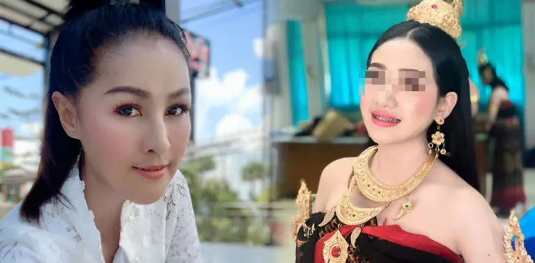น้องปอย หญิงลี งานผ้าไหม