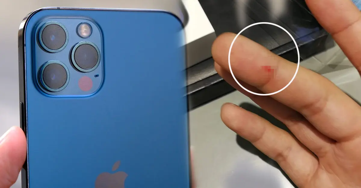 Iphone12บาดนิ้ว