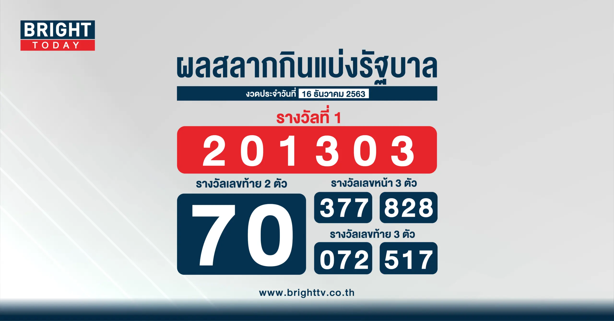 ตรวจหวย รางวัลที่1