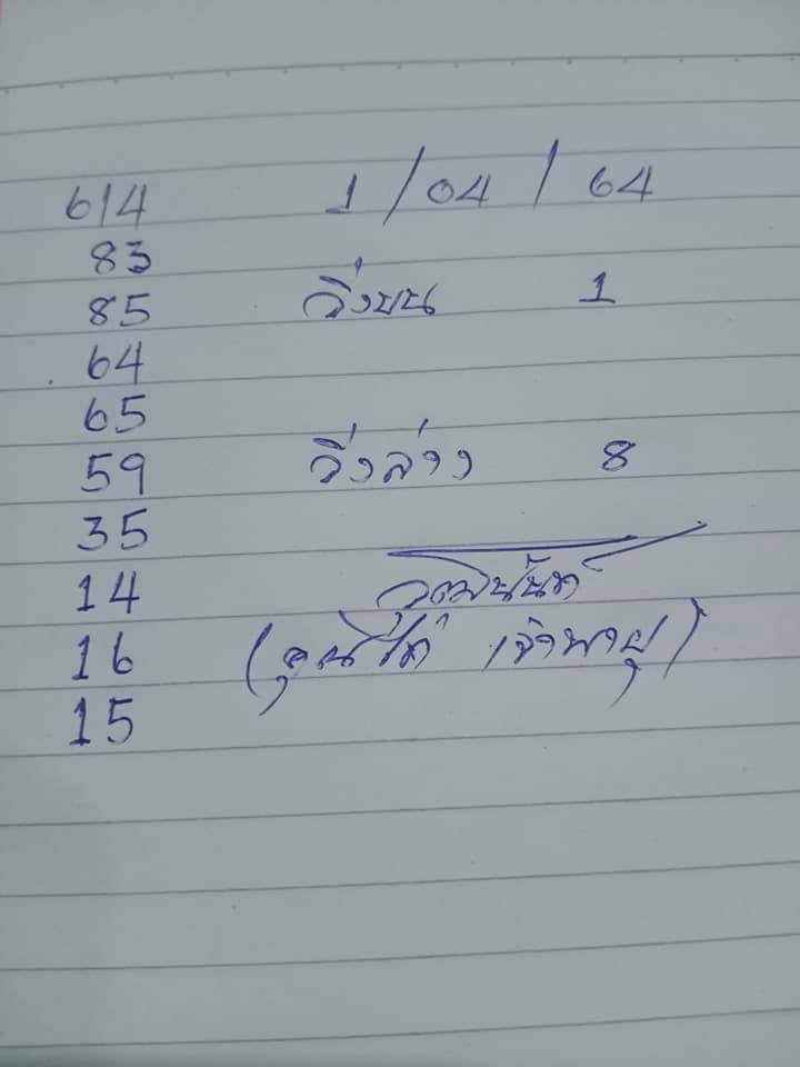 หวยออก 1 เมษายน คัดแล้ว แม่น้ำหนึ่ง - ไก่เจ้าพายุ - ดุ่ย ภรัญฯ จับตา! 13 - 35