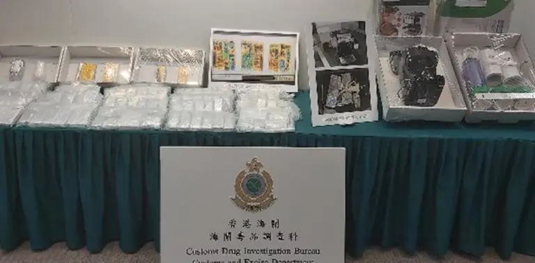 ฮ่องกง พบ เฮโรอีน ถูกส่งมาจากไทย