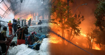 ไฟไหม้โรงงานพลาสติก คุมเพลิง