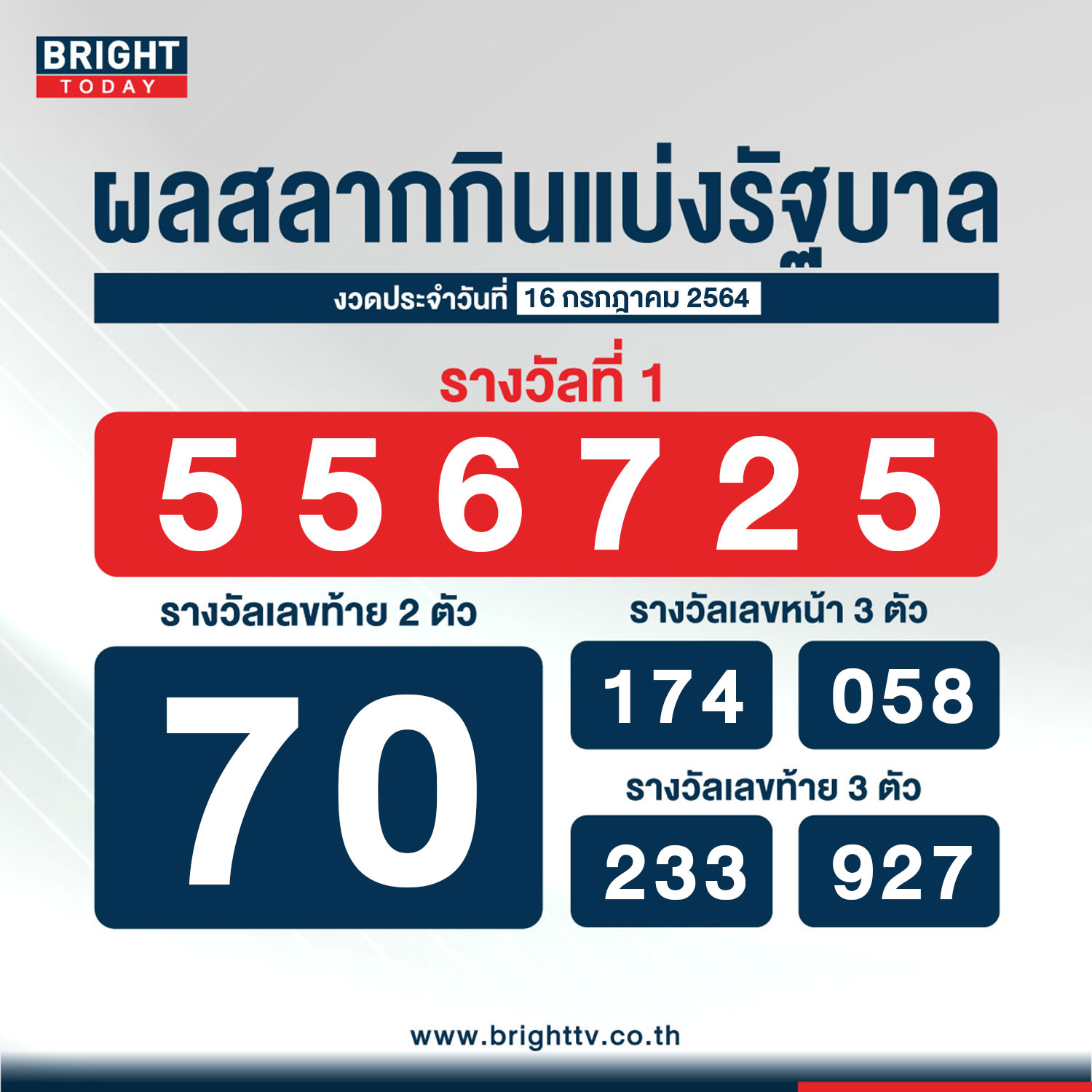 ตรวจหวย16กรกฏาคม2564 - Maybe you would like to learn more about one of these?