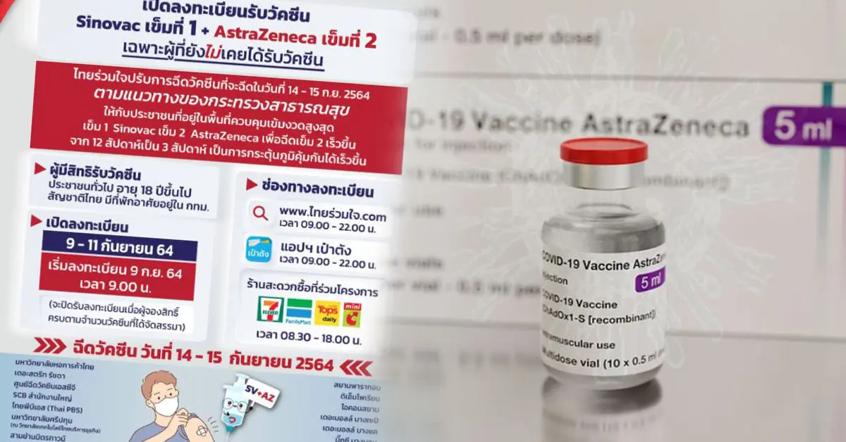 สูตรไขว้ ซิโนแวค