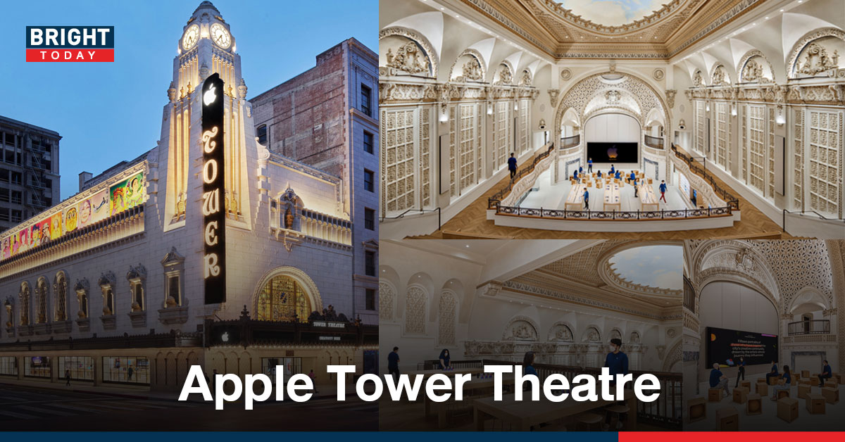 อลังการ! เนรมิตโรงหนังเก่าปี1927 เป็น”Apple Tower Theatre” ผสมผสานความคลาสสิกและเทคโนโลยี