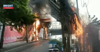 ไฟไหม้สายสื่อสาร