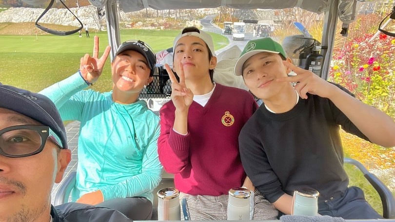 วี-BTS-ควง-พัคซอจุน-ออกรอบตีกอล์ฟ-พร้อมนักกอล์ฟ-LPGA-มืออาชีพ