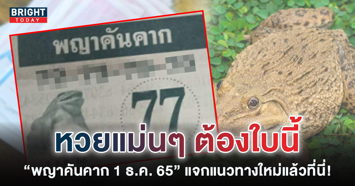 เลขเด็ด-พญาคันคาก-1-12-65-หวยงวดนี้-รัฐบาลไทย-1
