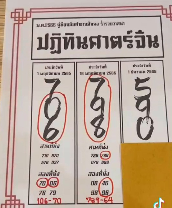 เลขเด็ด-ปฏิทินจีน-1-12-65-หวยรัฐบาลไทย
