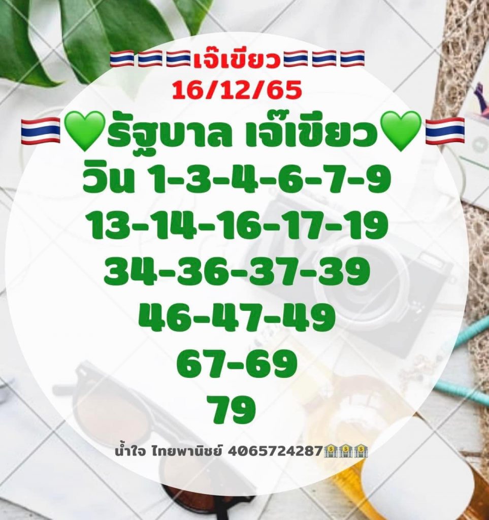 เลขเด็ด-เจ๊เขียว-หวยรัฐบาลไทย-หวยงวดนี้-16-12-65-2-1