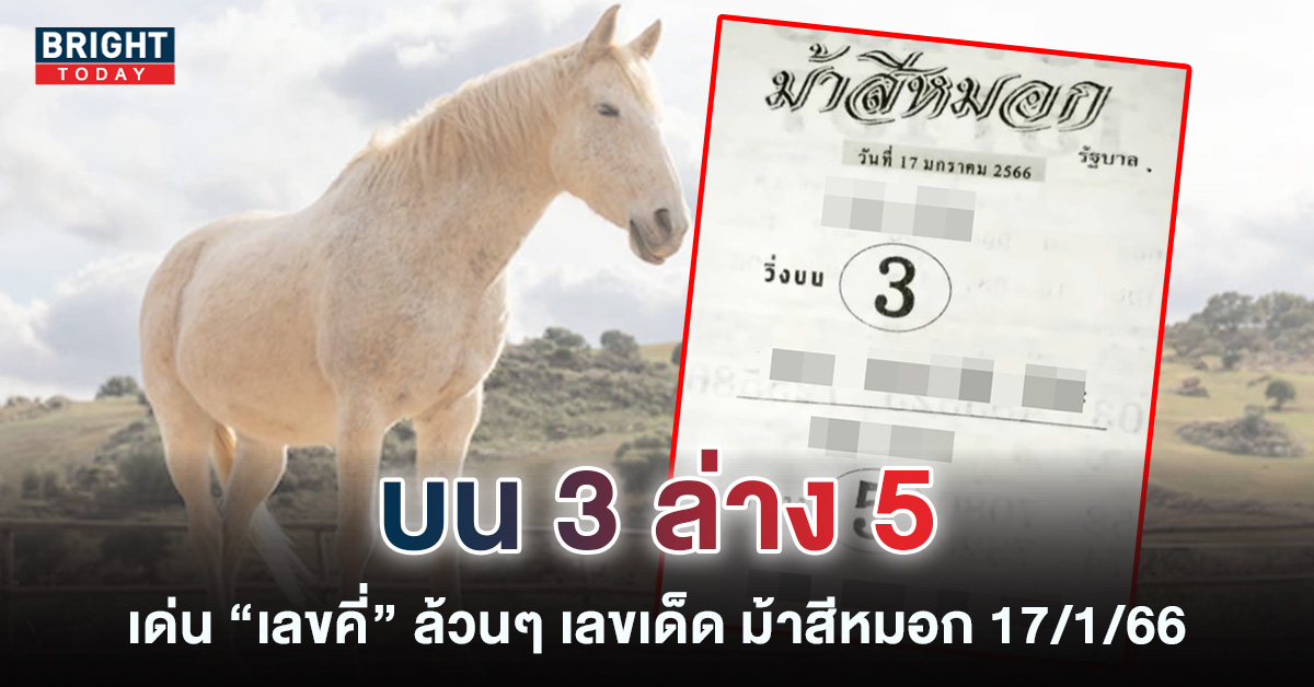 เลขเด็ด-ม้าสีหมอก-หวยงวดนี้-17-1-66-หวยรัฐบาลไทย-1