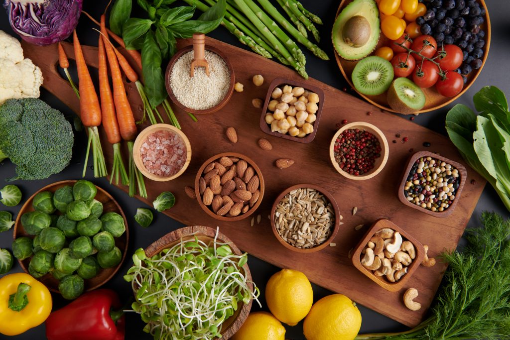 different-vegetables-seeds-fruits-table-healthy-diet-flat-lay-top-view-1