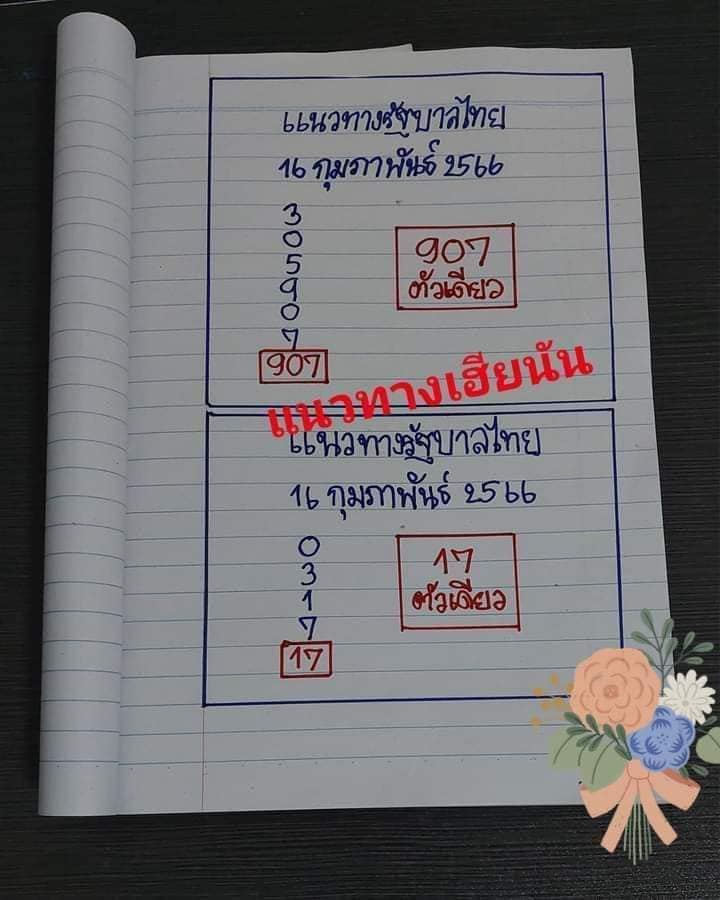 เลขเด็ดงวดนี้