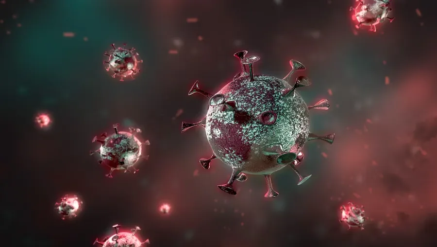 realistic-coronavirus-background