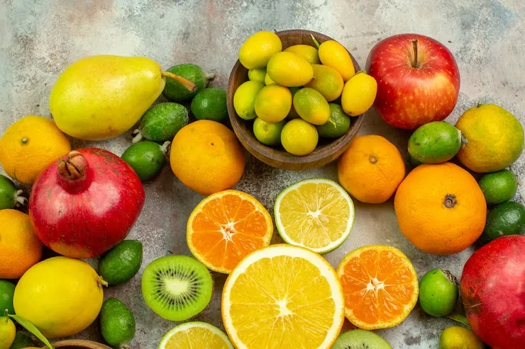 top-view-fresh-fruits-different