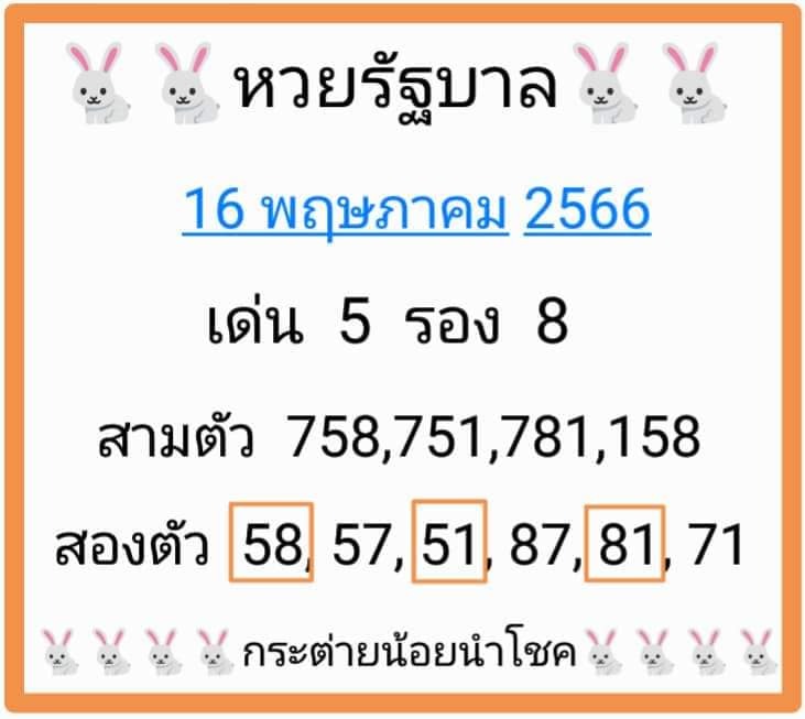 เลขเด็ด-กระต่ายน้อยนำโชค-16-5-66