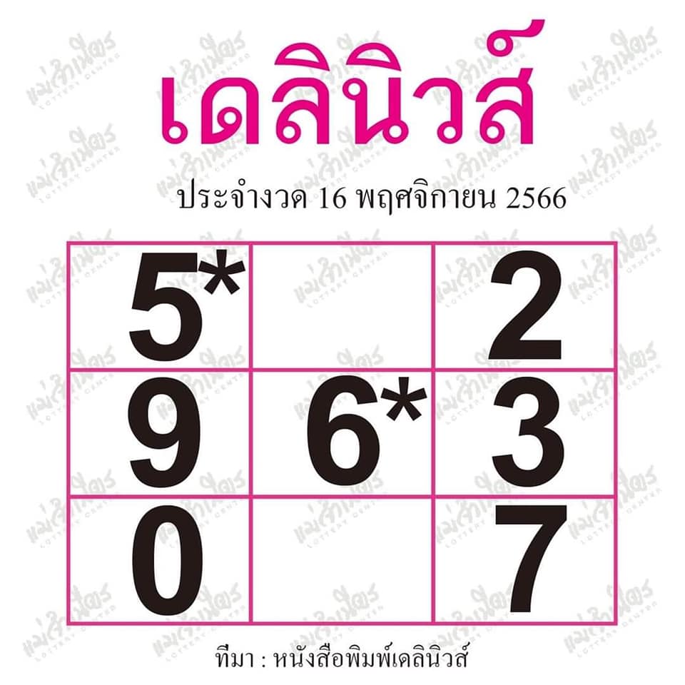 หวยเดลินิวส์