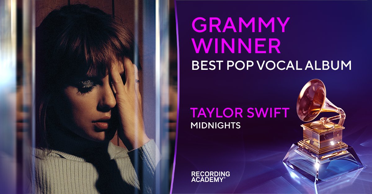 Taylor Swift ได้รางวัล 4 ครั้งติดต่อกันในสาขานี้ของ Grammy-min