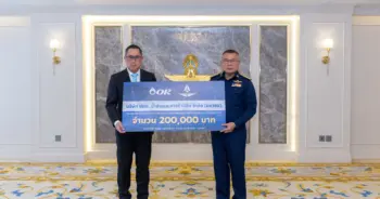 OR มอบเงินบริจาค-กองทัพอากาศ